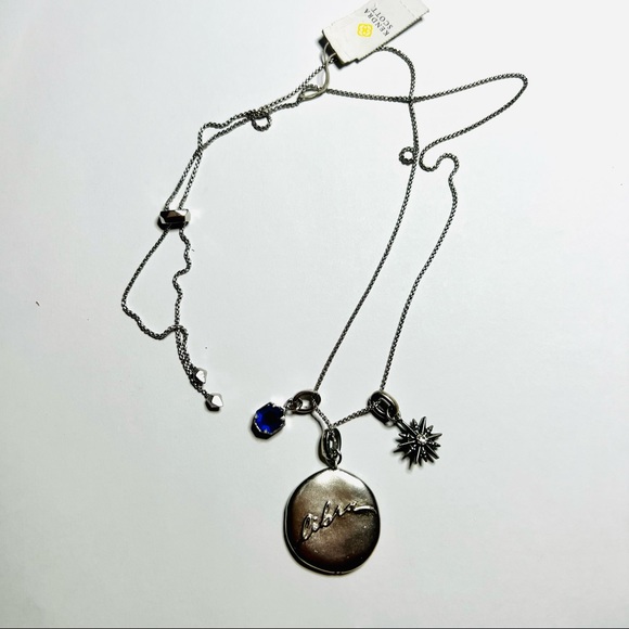 NWT KENDRA SCOTT HOROSCOPE LIBRA CHARM COIN PENDANT NECKLACE - Picture 6 of 9